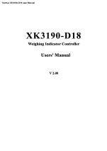 XK3190-D18 user